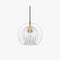 Hailie Modern Ball LED Pendant Lamp Metal Glass Clear Amber Bedroom Dining Room Living Room 
