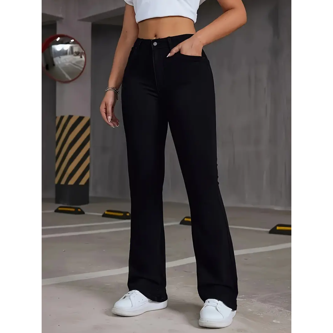 Johanna - High-waisted elastic pants