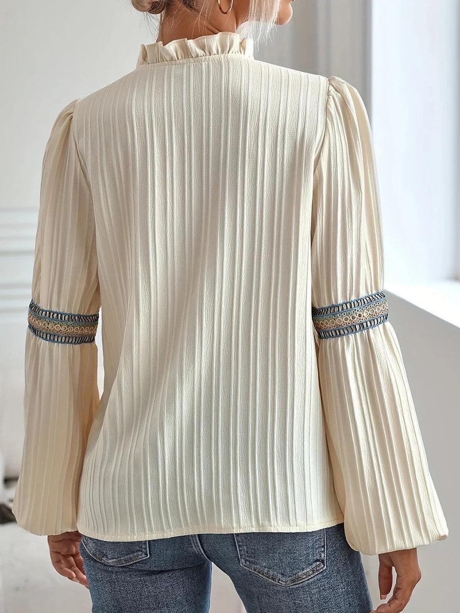 Chleo - Elegante Top met Lange Mouwen