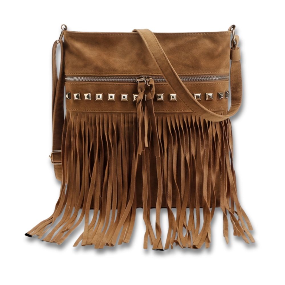 Alouette - Vintage Schoudertas met Kwastjes