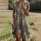Zelda - Boho Hoge Taille Chiffon Jurk