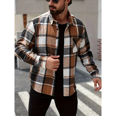 Gerard - Fleece checked vest