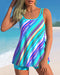 WENDY | Tankini set met geometrische strepenprint