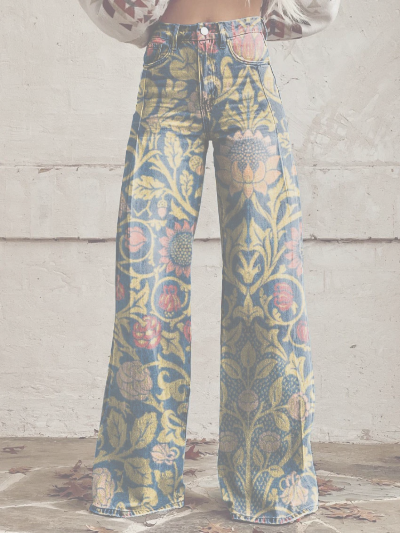 Inasha - Artistically Designed Pants for Women