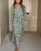 Briella - casual maxi jurk met lange mouwen en print