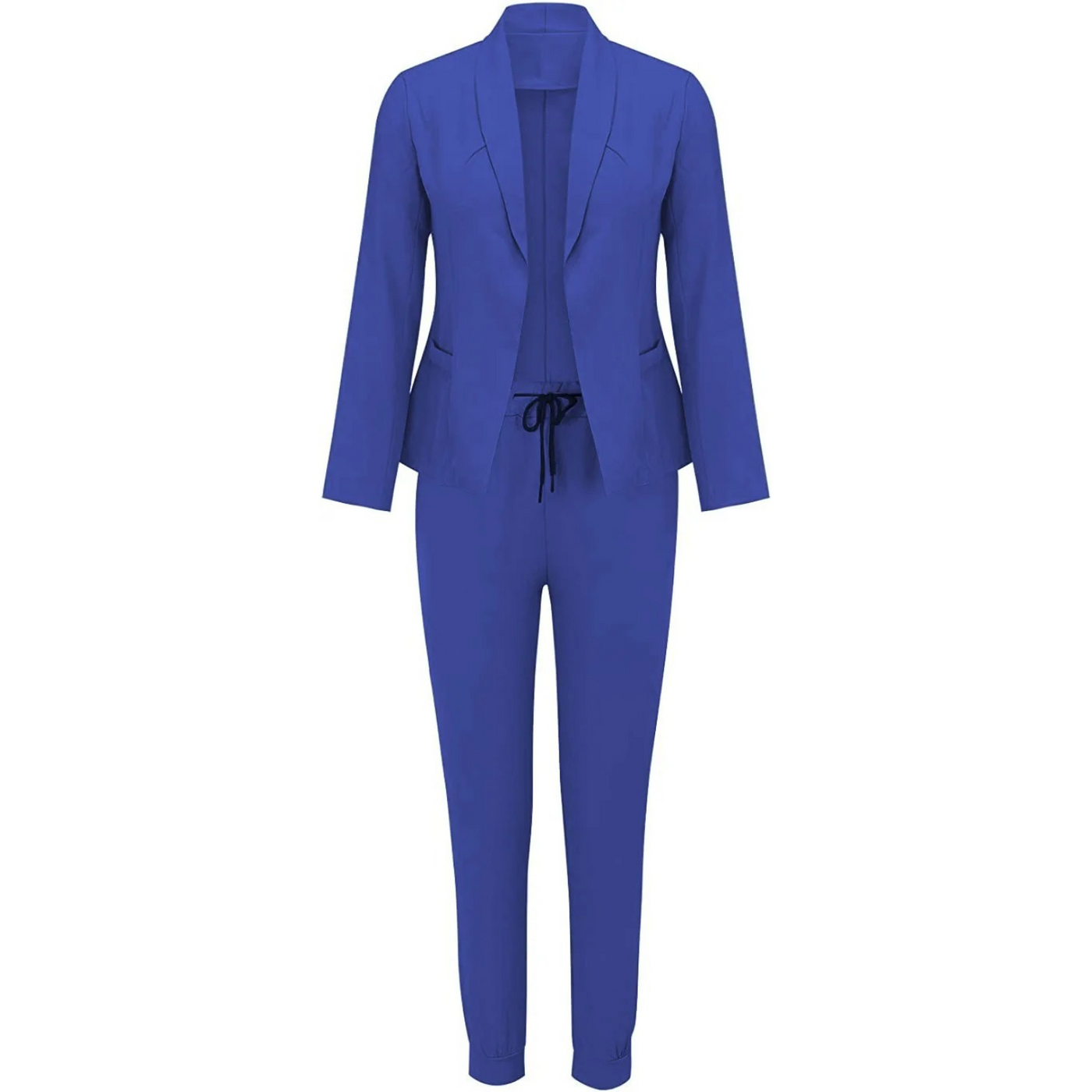 Lena | Slim-fit blazer and trouser set in solid color