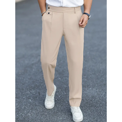 Steven - Vintage broek met knoopdetails