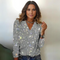 Blanche - Schitterende V-hals Blouse voor Vrouwen
