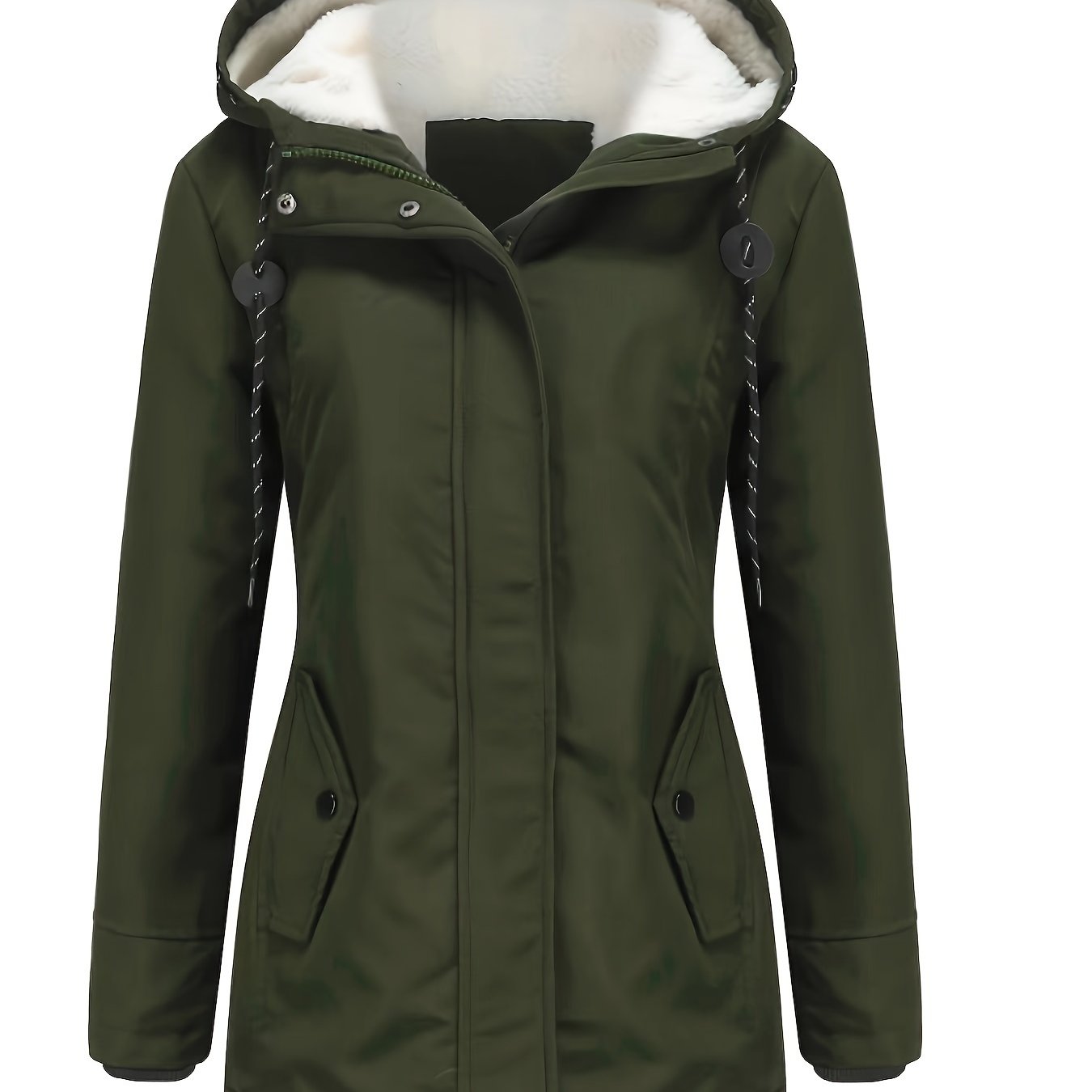 Sophie | Stevige lange parka met capuchon