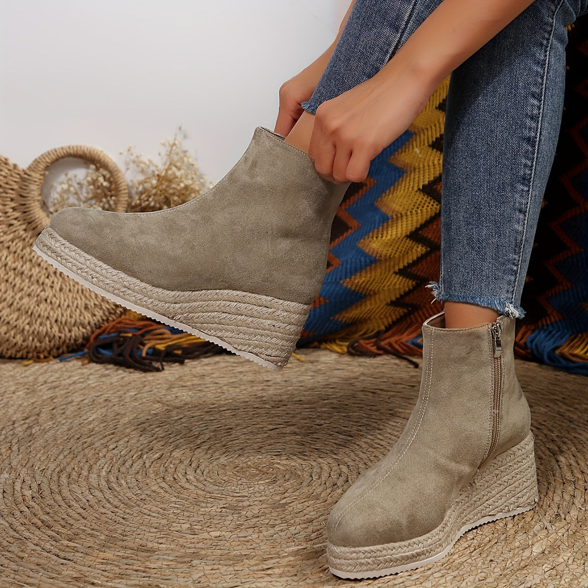 Elin | Women's wedge heel short boots