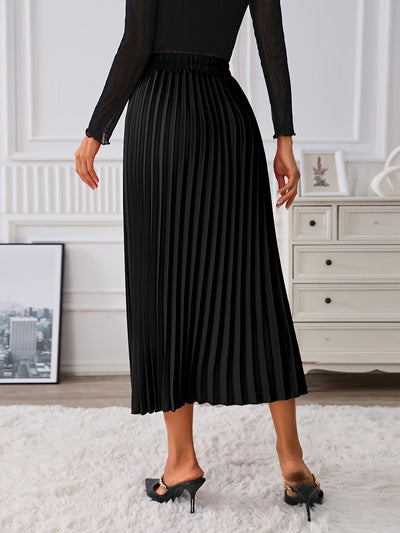 Elise | High-waisted skirt with a chain detail