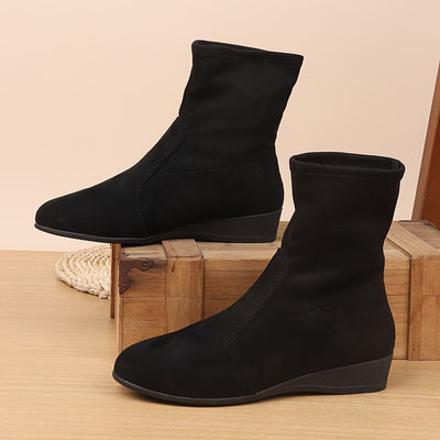Lize | Black cotton women's boots