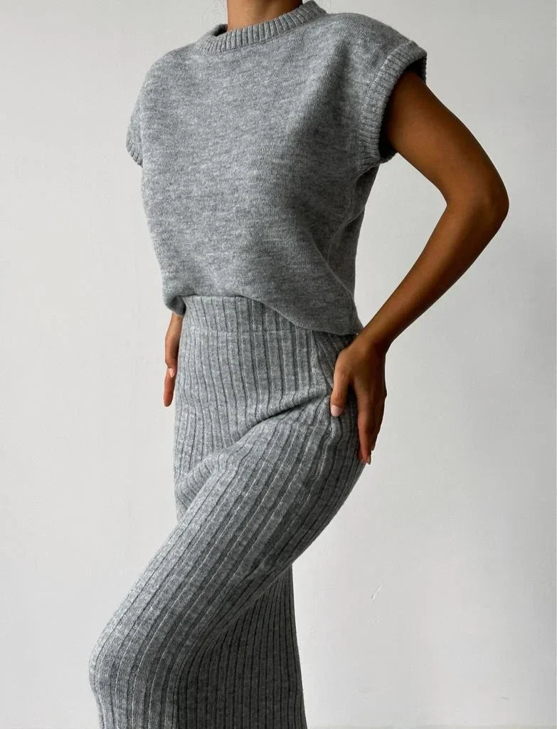 Abigalia - Moderne Gebreide Set voor Vrouwen
