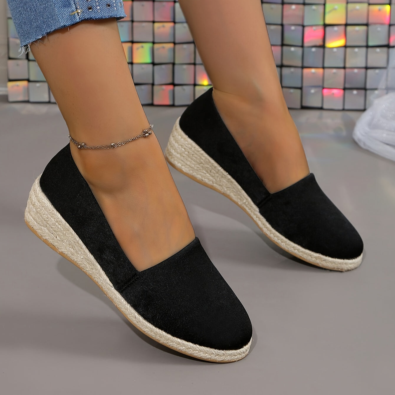 Robin | Effen kleur casual pumps met zachte zool