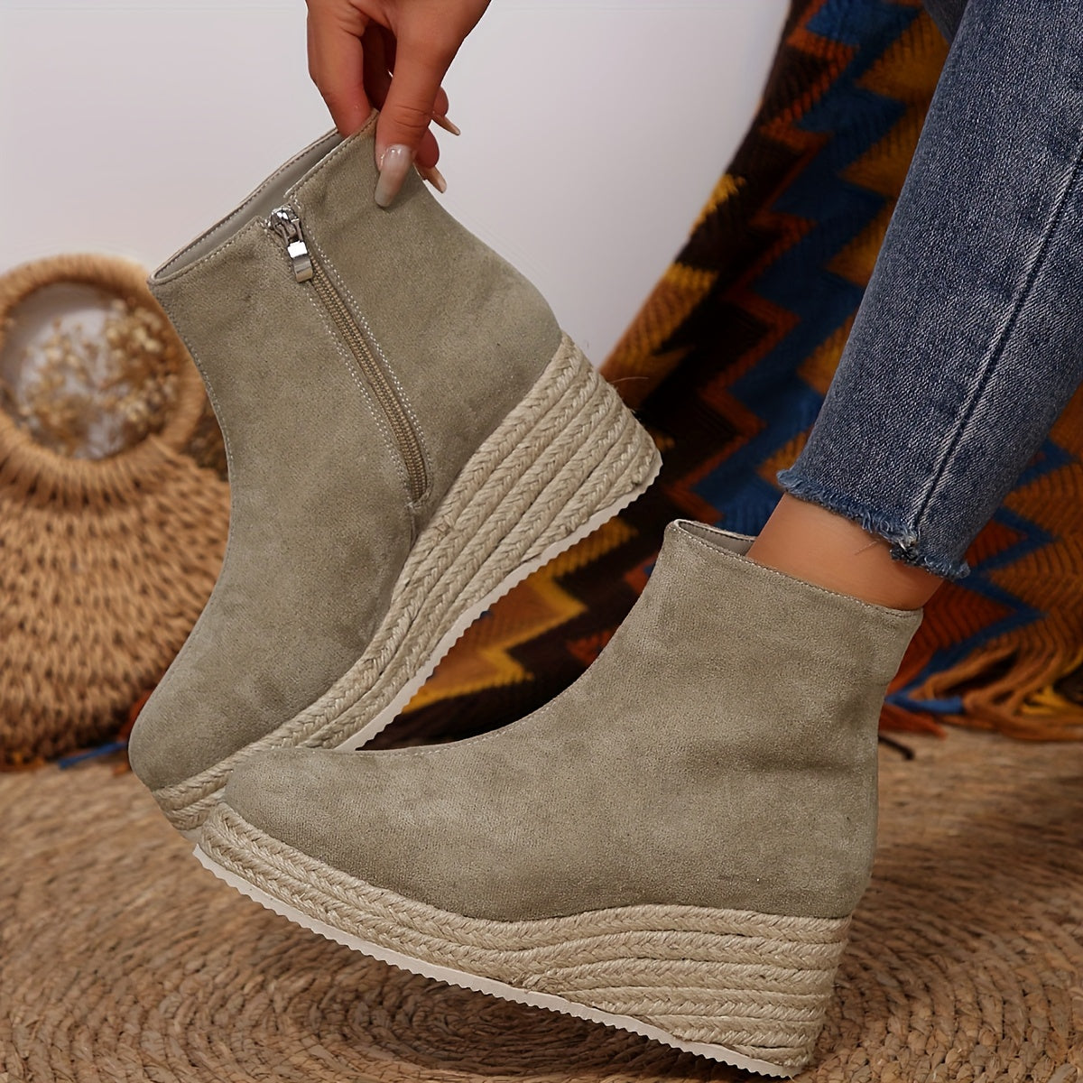 Elin | Women's wedge heel short boots