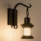 Dravion - Industrial Retro Wall Lamp Glass Shade E27