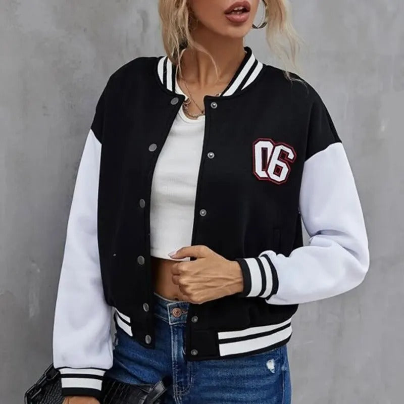 Heathra - Trendy Varsity Jacket for Women