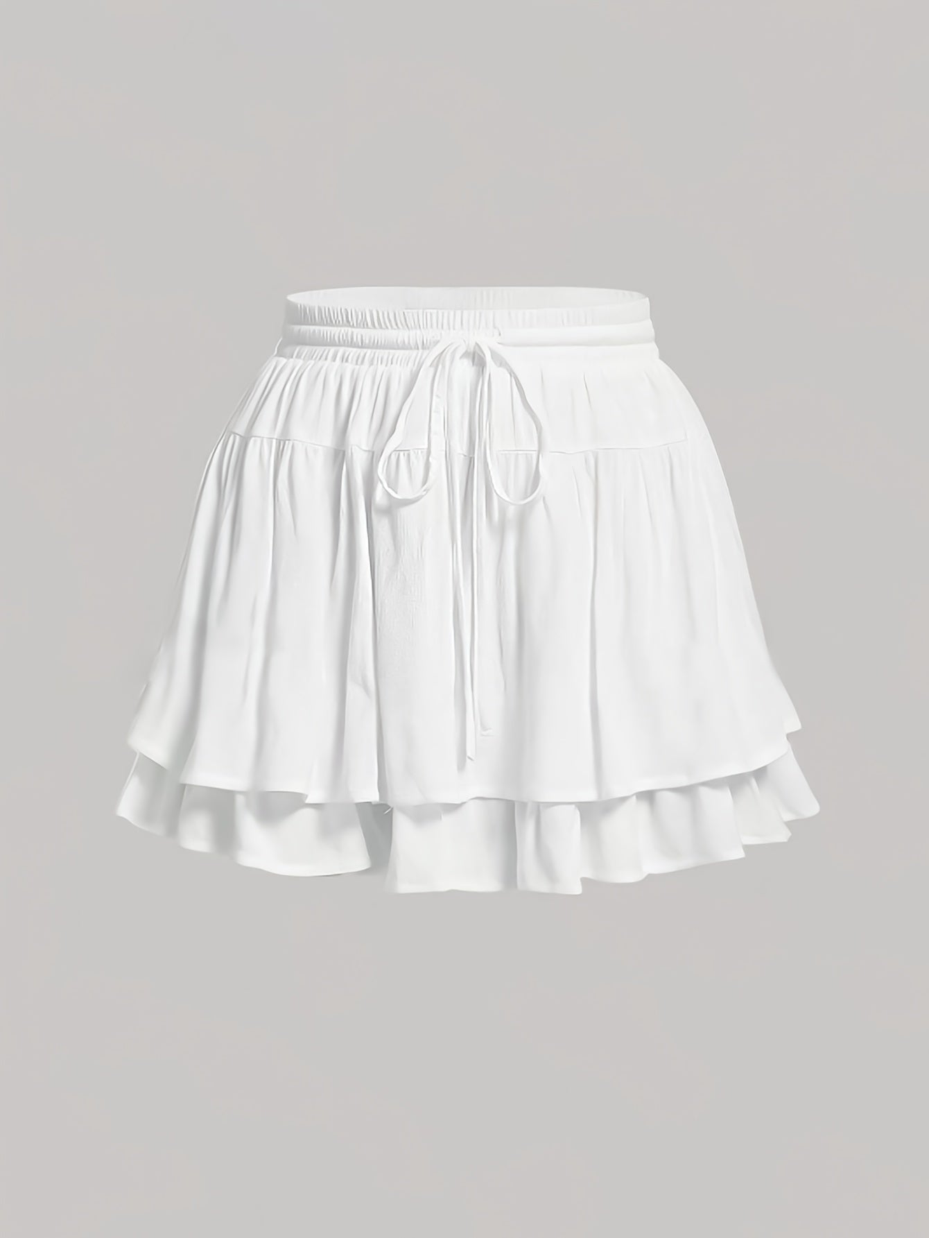 Lara | High-waisted pleated A-line mini skirt