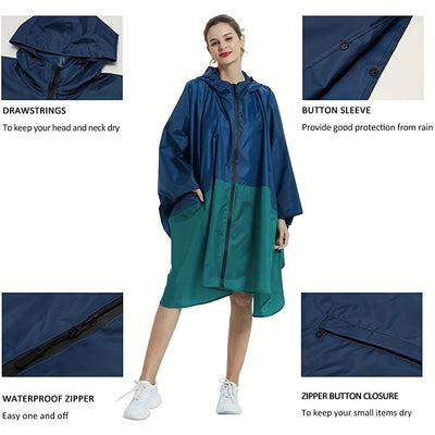 Elin | Waterproof raincoat with hood