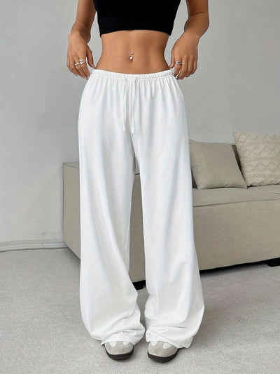Elise | Women's casual wide-leg sweatpants in solid color
