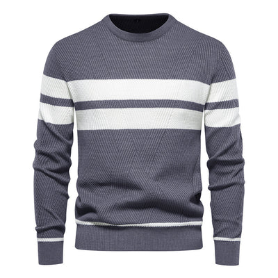 Elias - Casual striped sweater 