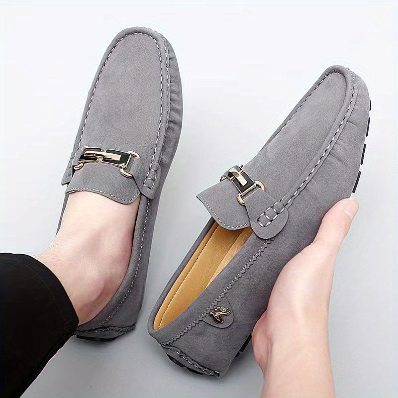 Finn | Moccasin loafers with metallic decor