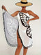 Sophie | Kleurblok vlinder bloemenprint kimono cover-up