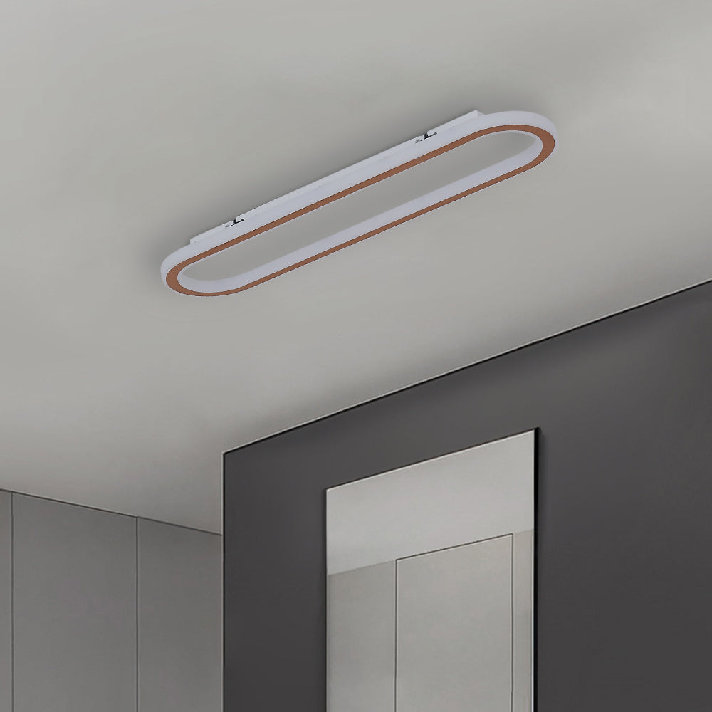 Avelon – Rectangular Ceiling Light Black & Gold for Bedroom/Living Room