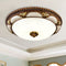 Alvaris – Vintage LED Ceiling Light with Brass Floral Design