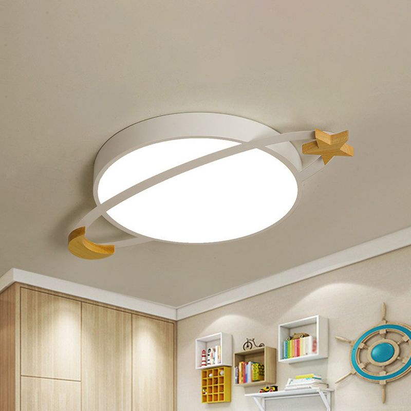 VirelIiade – Modern LED Ceiling Light in White/Green/Grey