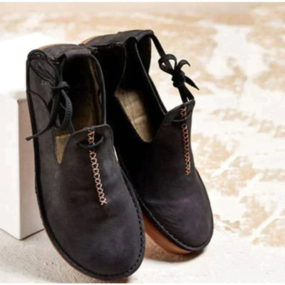 High-quality leather women's shoes for autumn