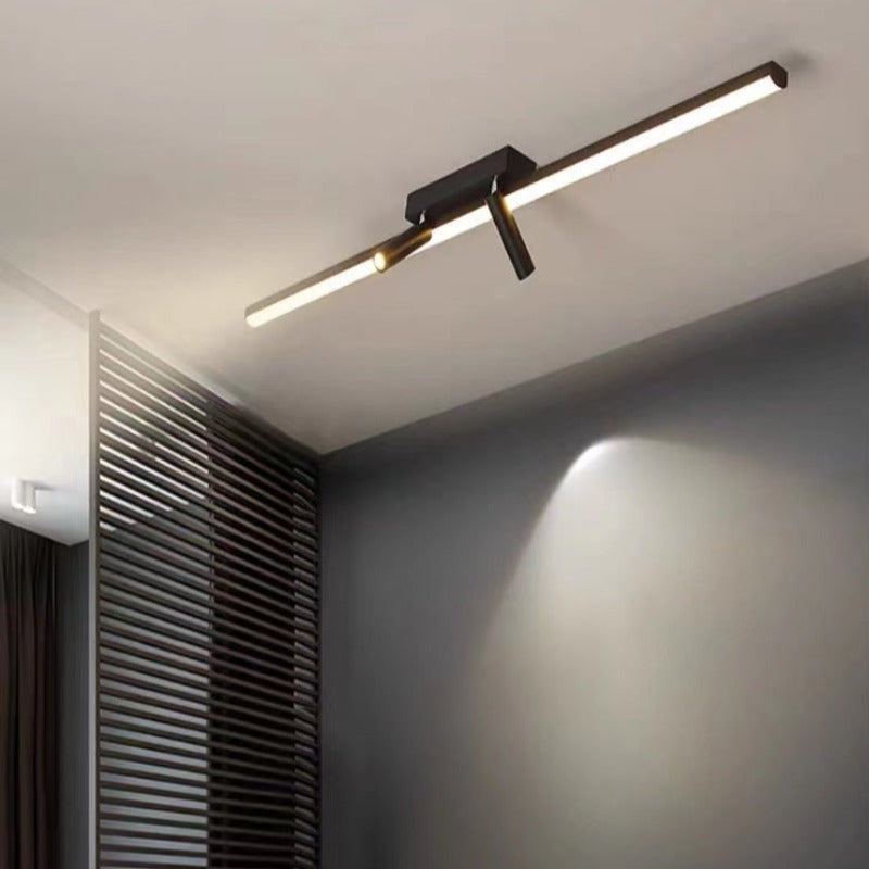 Arivon – Linear LED Ceiling Light Black For Living Room