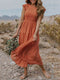 Sabrina - casual geplooide maxi jurk