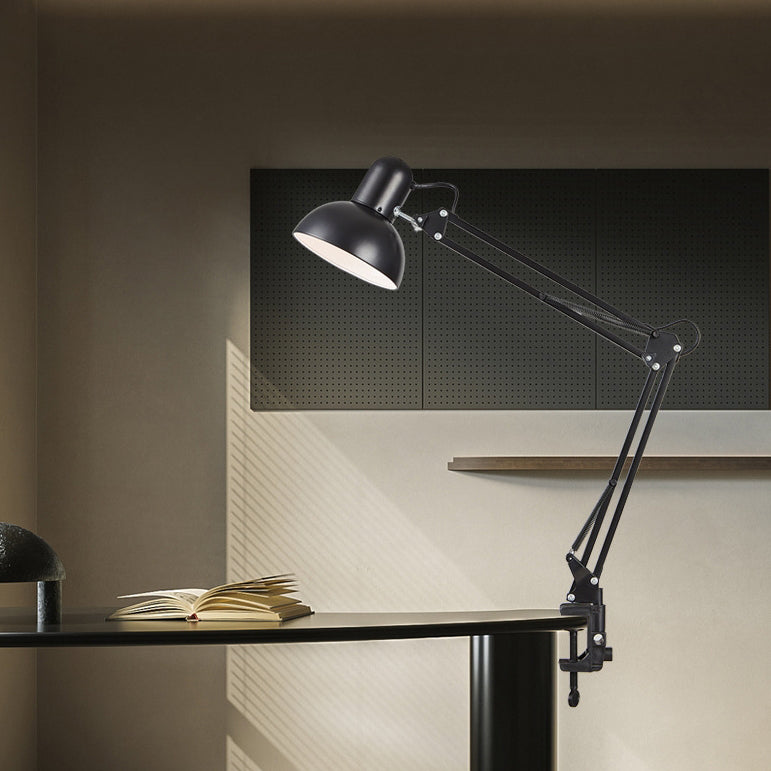 Almora – Adjustable Metal LED Clip On Table Lamp