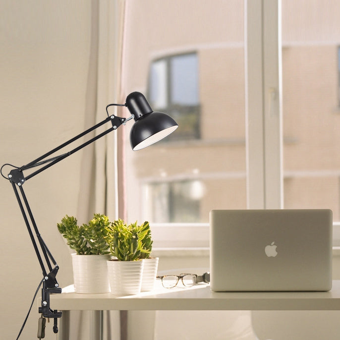Almora – Adjustable Metal LED Clip On Table Lamp
