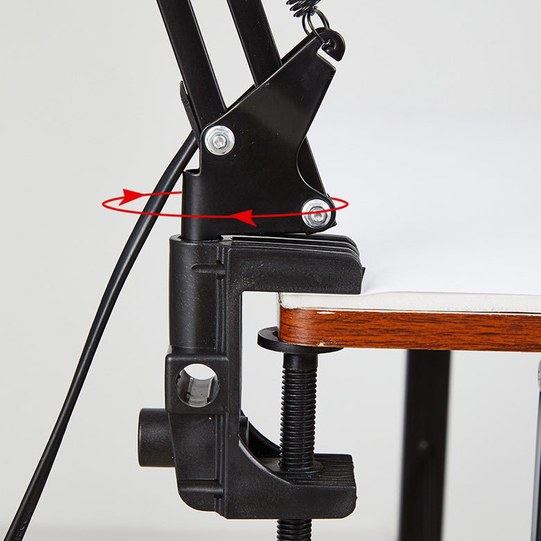 Almora – Adjustable Metal LED Clip On Table Lamp