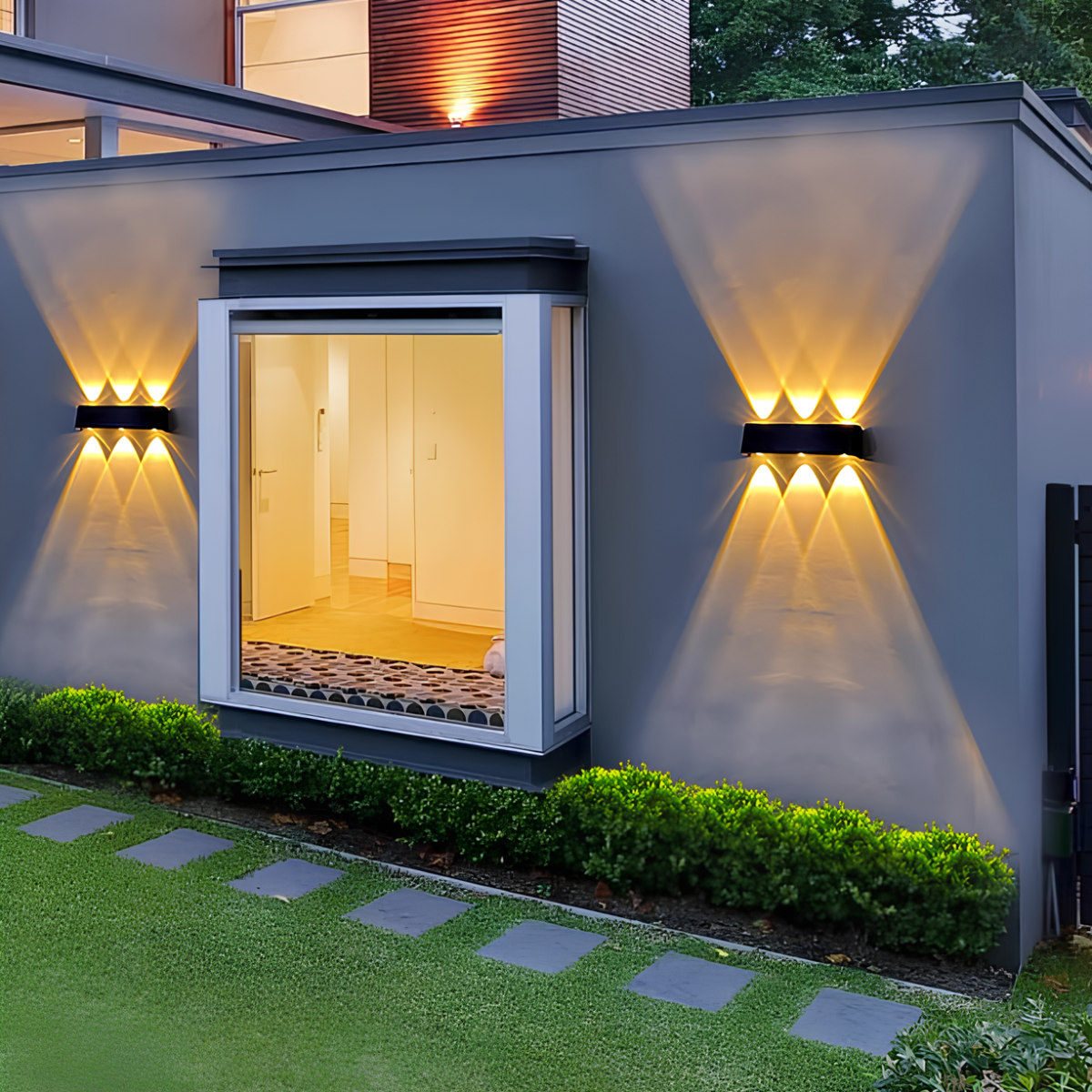 Aurivex - Solar LED Wall Light Warm White Outdoor