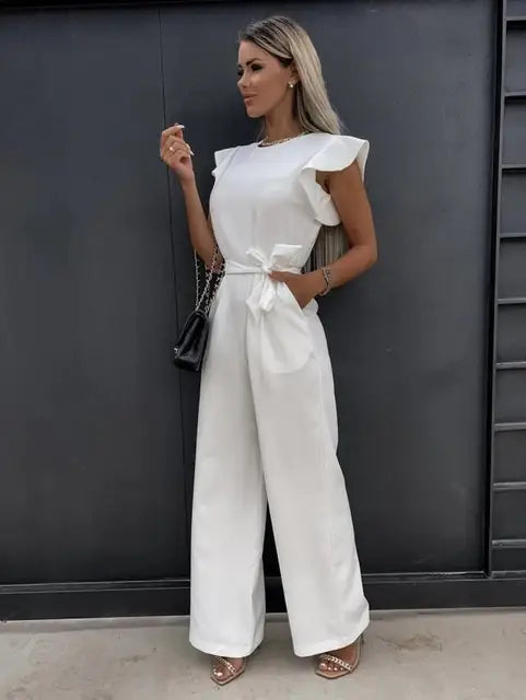Fleur | Elegant jumpsuit with wide legs