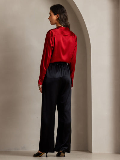 Genoveva - Elegante Utility Look Dames Colshirt