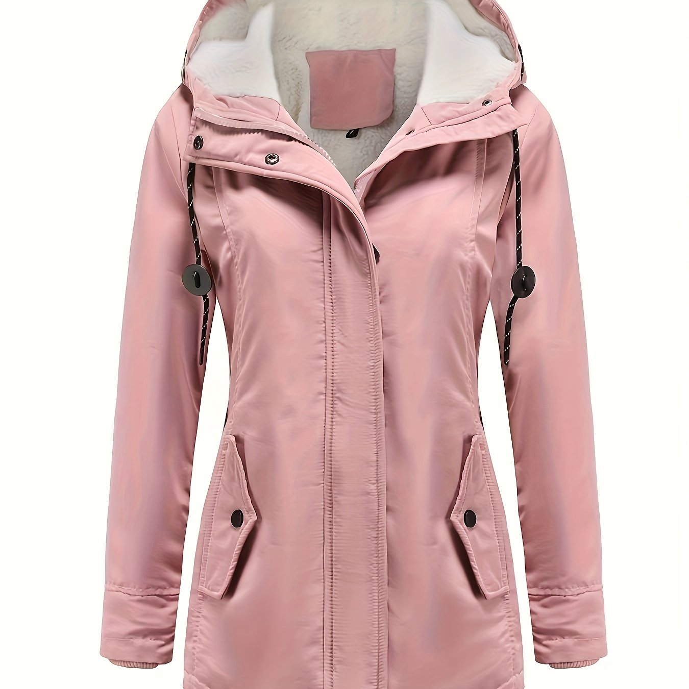 Sophie | Stevige lange parka met capuchon