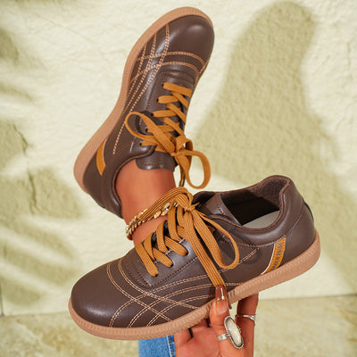 Dsjala - Retro Lace-up Shoes