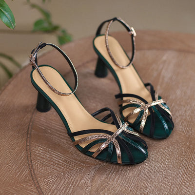Janicka - Open Toe Stiletto Heels