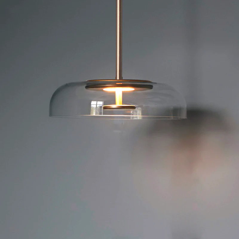 Orlenra - Glass LED Pendant Light for Dining Room