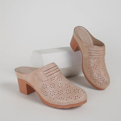 Nina | Dames sandalen met dikke hak
