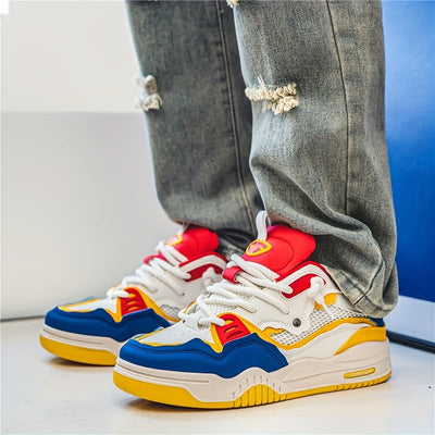 Geometrische sportieve sneakers - casual en trendy