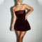 Lumière - Damesjurk met rugloze off-shoulder buis
