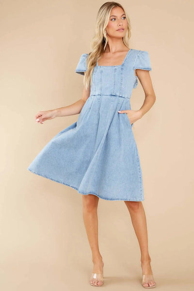 Inés - Denim Jurk