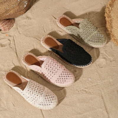 Good - Closed toe, hollow toe, round toe slippers for summer