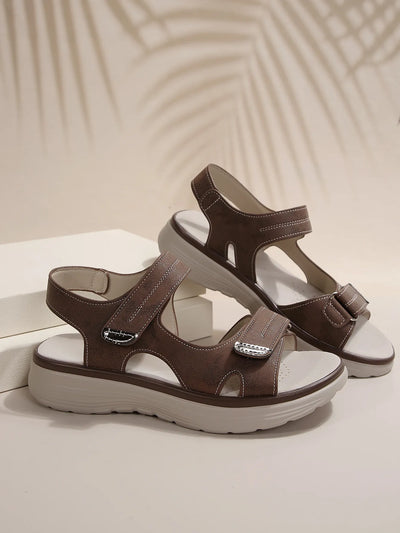 Kara - high heel sandals with velcro