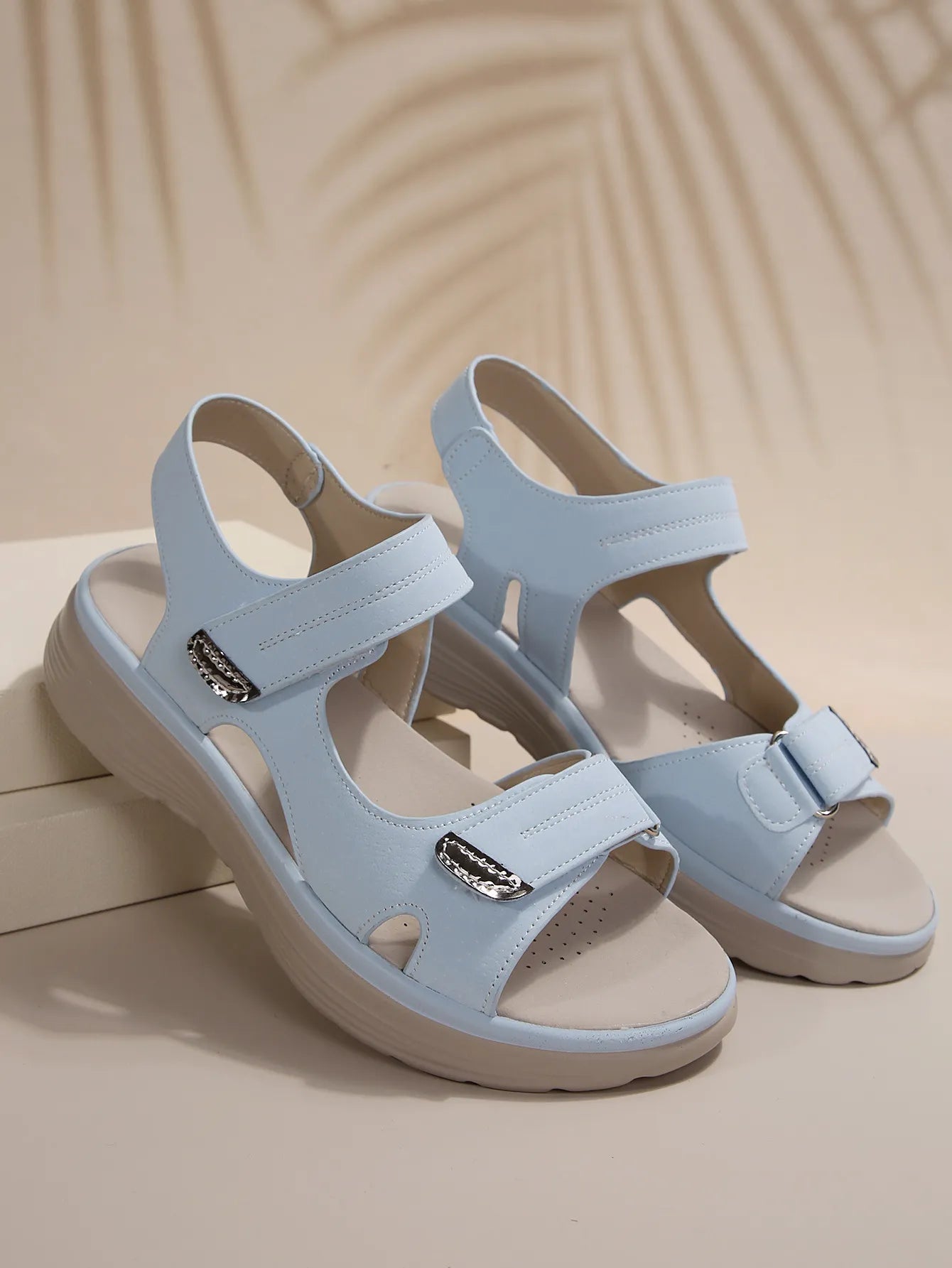 Kara - high heel sandals with velcro